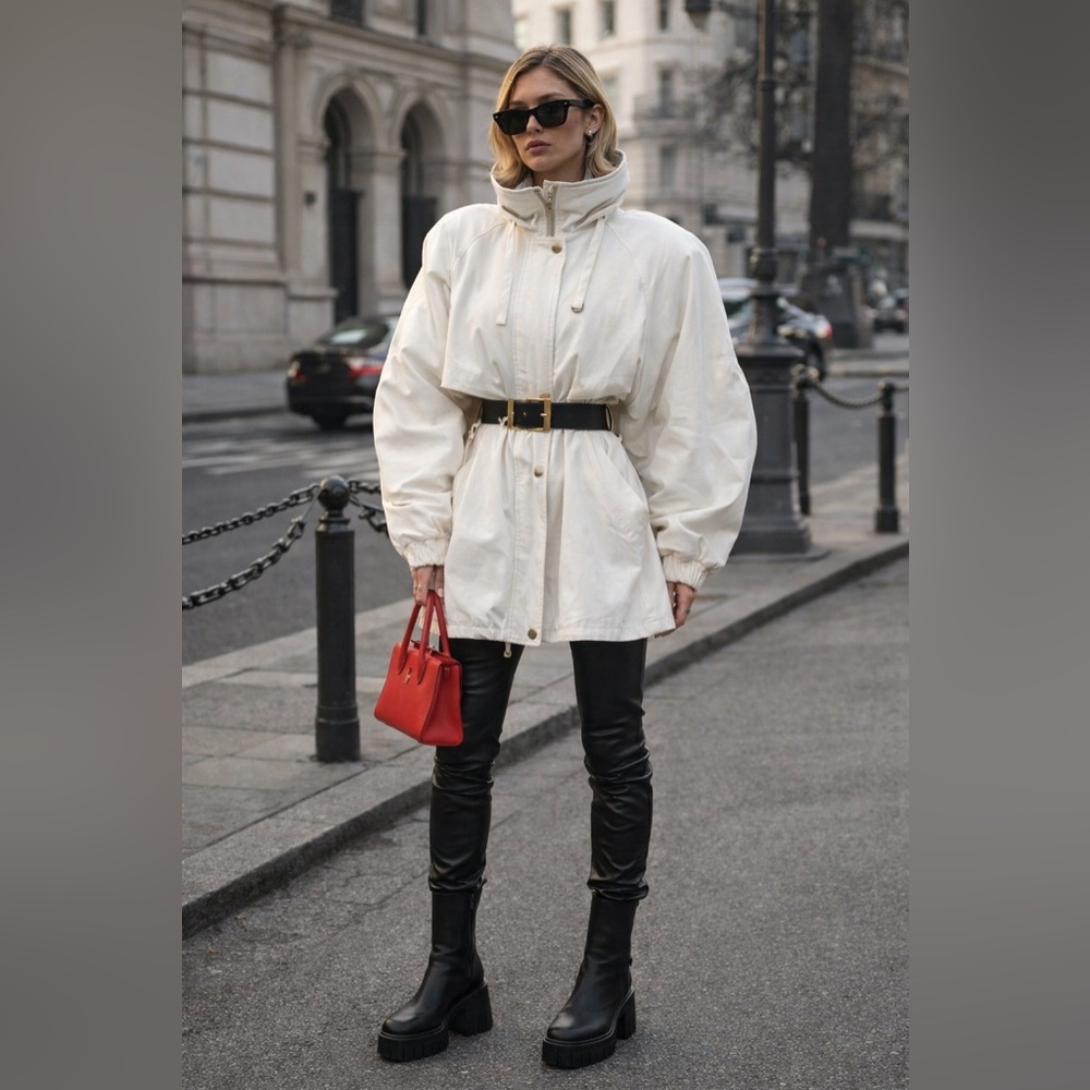 Fleet Street Lightweight Cream Trench Jacket